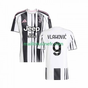 Maillot de Foot Juventus Vlahovic 9 Domicile 2025-26